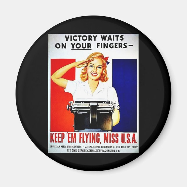 Wwii Flying2 Magnet (Vorne)