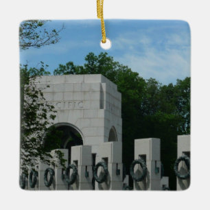 WWII-Gedenkkranz II in Washington DC Keramikornament