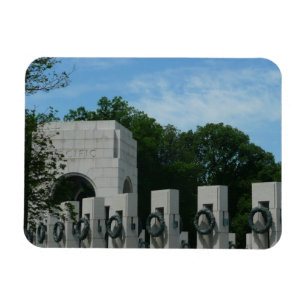 WWII-Gedenkkranz II in Washington DC Magnet