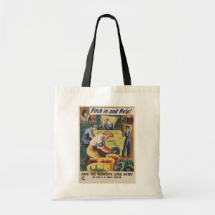 WWII Patriotic Poster Bag Tragetasche