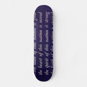 WWII patriotischer Poster Skateboard