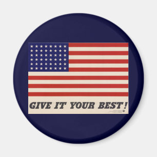 WWII Patriotisches Poster-Magnet Magnet