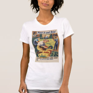 WWII Patriotisches Poster-Shirt T-Shirt