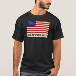 WWII Patriotisches Poster-Shirt T-Shirt