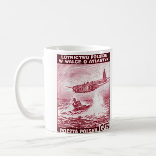 WWII polnische Luftwaffe Kaffeetasse (Links)