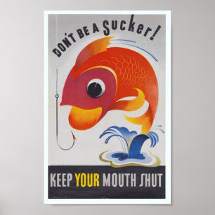 WWII Propagandaplakat Poster