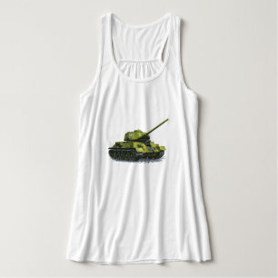 WWII Tank Graphic T - Shirt - Military Style T-Shi