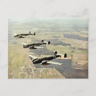 WWII - Three Messerschmitt ME-110 Postkarte