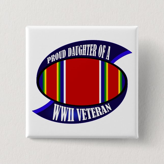 WWII Tierarzt-Tochter Button (Vorderseite)