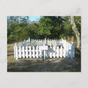 WWII UK Soldier Gravesite OBX Postkarte