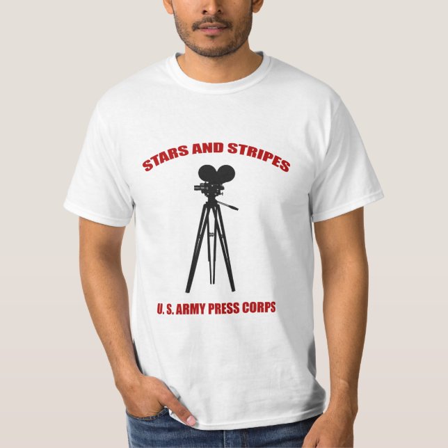 WWII US Flagge-Pressecorps-Shirt T-Shirt (Vorderseite)