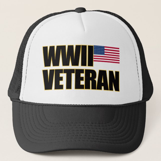 WWII Veteran Truckerkappe (Vorderseite)