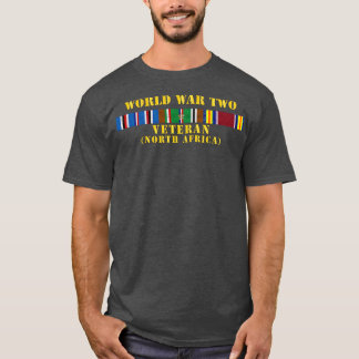 WWII Veteran w NORTH AF SVC T-Shirt