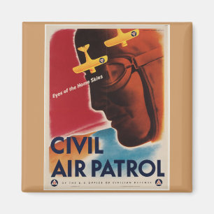 WWII Vintage Plakat Magnet