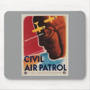 WWII Vintage Plakat Mousepad