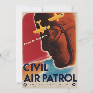 WWII Vintage Poster Einladung