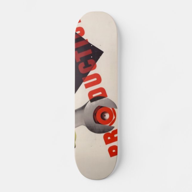 WWII Vintage Poster Skateboard (Vorderseite)