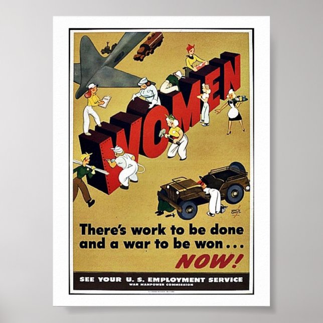 Wwii Women Poster (Vorne)