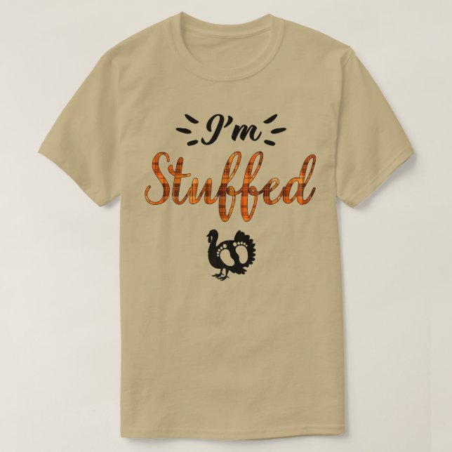 wwJb Im gestopften Türkei Herbstfall Erntedank T-Shirt (Design vorne)