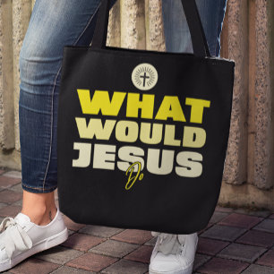 WWJD – Was würde Jesus tun? Tragetasche Tasche