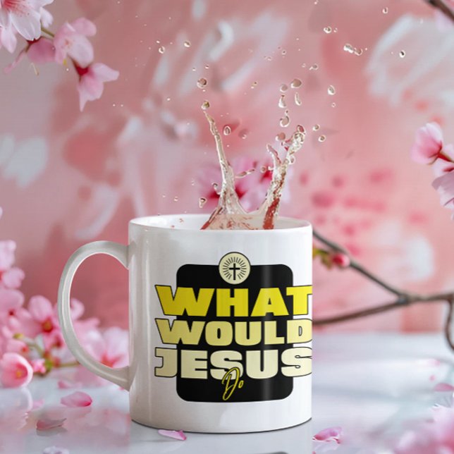 WWJD – What Would Jesus Do? Classic Mug (Créateur téléchargé)