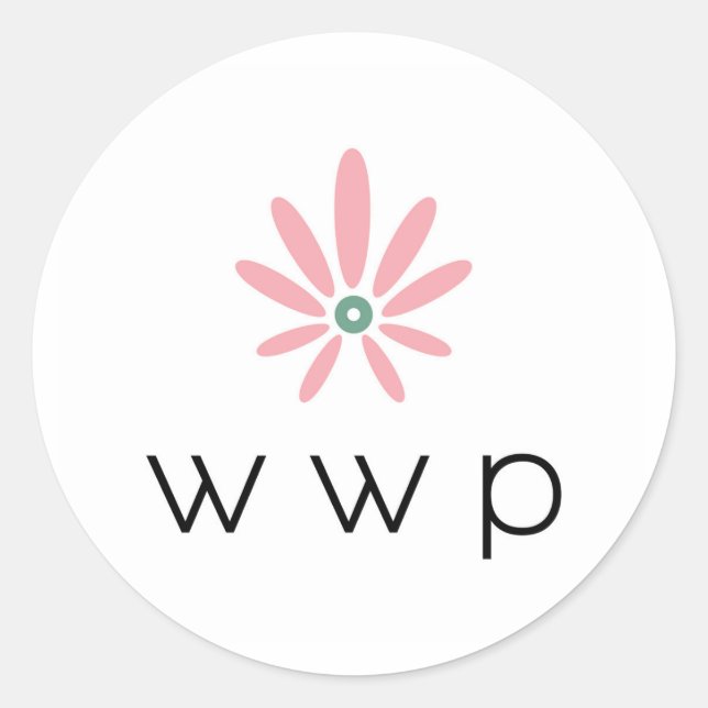 WWP-Aufkleber Runder Aufkleber (Vorderseite)