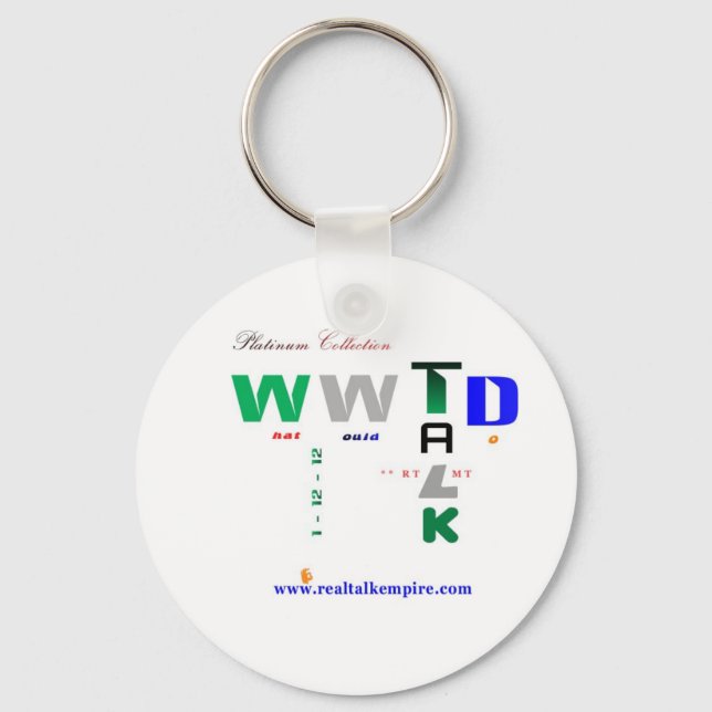wwtd - key schlüsselanhänger (Vorderseite)