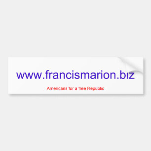 www.francismarion.biz autoaufkleber