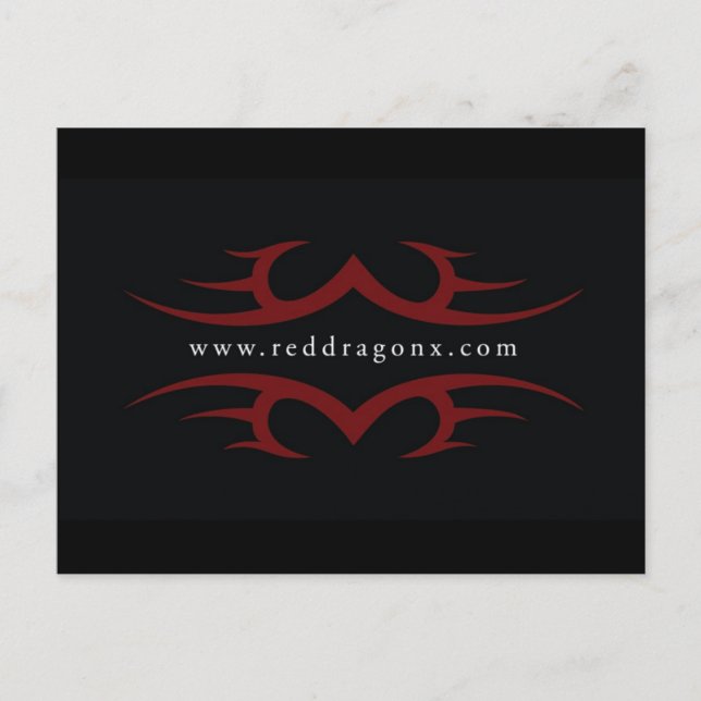 www.reddragonx.com Postkarte (Vorderseite)
