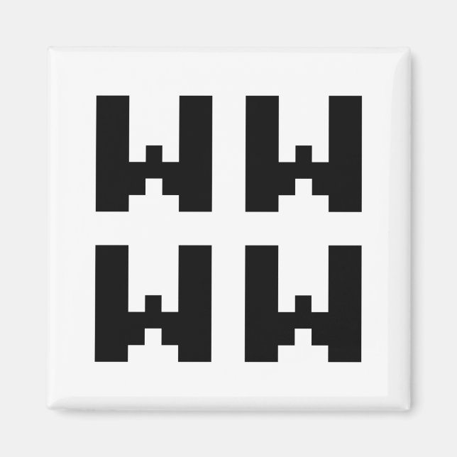 WWWW | LOL Japanisch Internet Slang Magnet (Vorne)