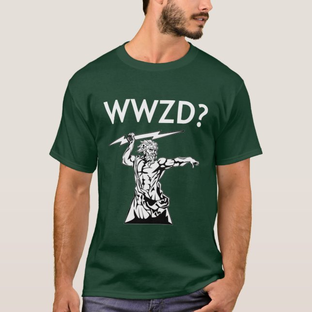 WWZD - Dunkles T-Stück T-Shirt (Vorderseite)