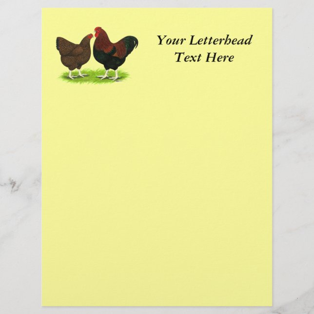 Wyandotte: Partridge Pair (Vorderseite)