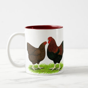 Wyandotte: Partridge Pair Zweifarbige Tasse