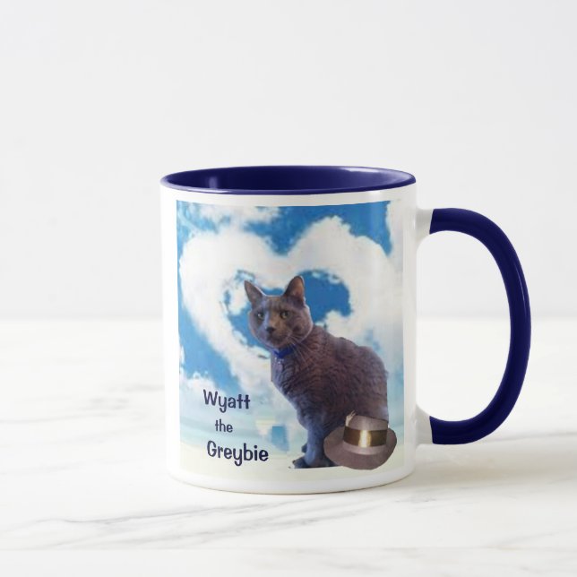 Wyatt das Greybie "Träume kommen wahre" Tasse (Rechts)