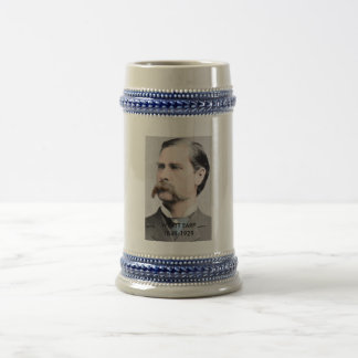 Wyatt Earp Gedenkbier Stein Bierglas