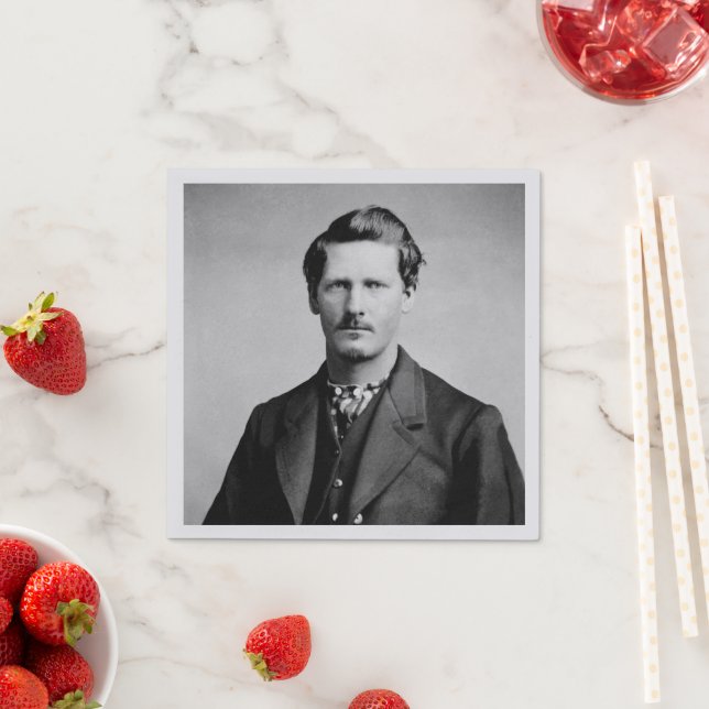 Wyatt Earp: Lawman, Gunfighter, Saloon Keeper Serviette (Beispiel)