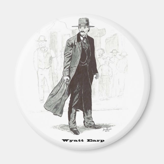 Wyatt Earp Magnet (Vorne)