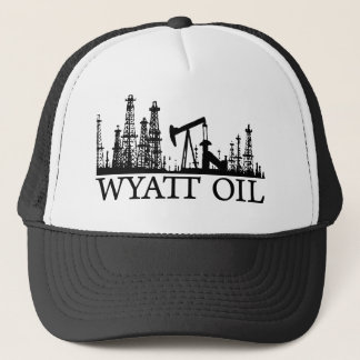 Wyatt Öl/schwarzes Logo Truckerkappe
