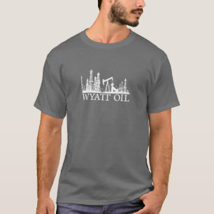 Wyatt Öl/weißes Logo T-Shirt