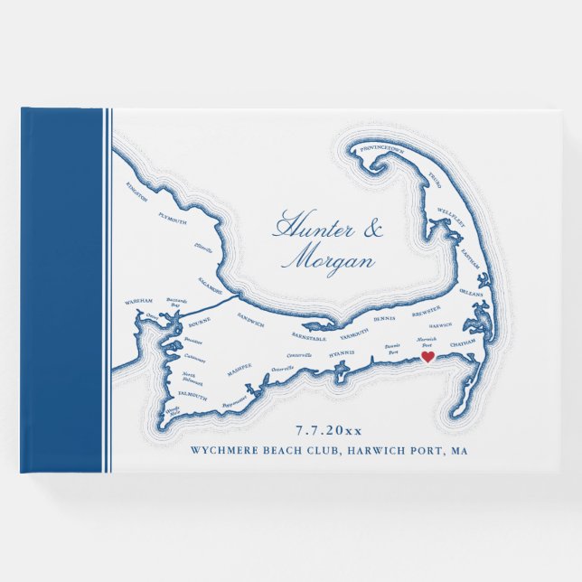Wychmere Harwich Port Cape Cod Hochzeit in Urlaubs Gästebuch (Vorderseite)