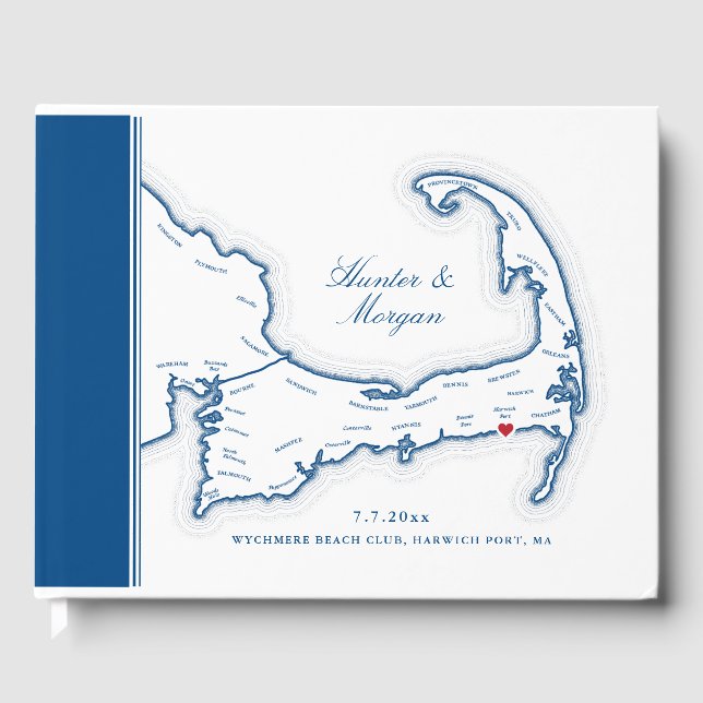 Wychmere Harwich Port Cape Cod Hochzeit in Urlaubs Gästebuch (Vorderseite)