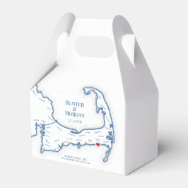 Wychmere Harwich Port Cape Cod Wedding Elegant Geschenkschachtel