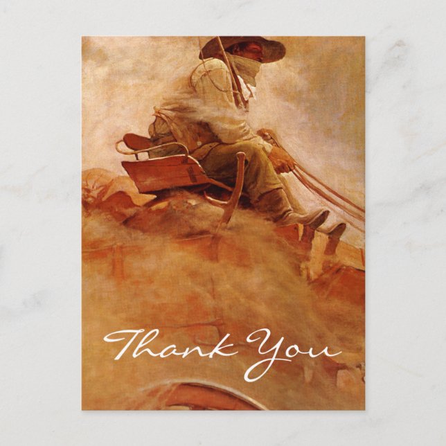 Wyeth's The Ore Wagon Postkarte (Vorderseite)