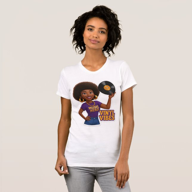 Wyldflow3r Vinyl Vibes T Shirt (Vorne ganz)