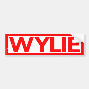 Wylie Briefmarke Autoaufkleber