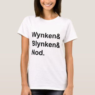Wynken Blynken & Nod Holzschuhschlafgeschoss T-Shirt