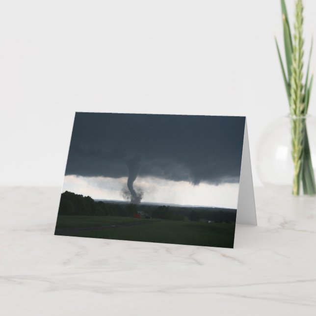Wynnewood, OK EF4 Tornado Grußkarte Karte (Vorderseite)