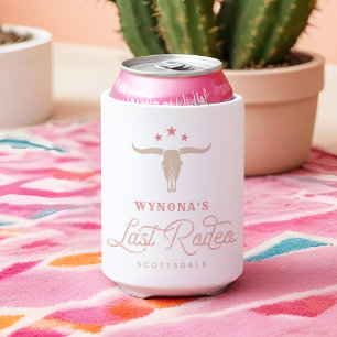 WYNONA Pink Cowgirl Last Rodeo Bachelorette Dosenkühler