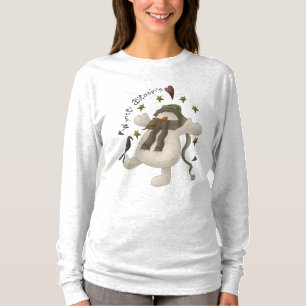 Wynter Segenswünsche Whimsical Schneemann T-Shirt
