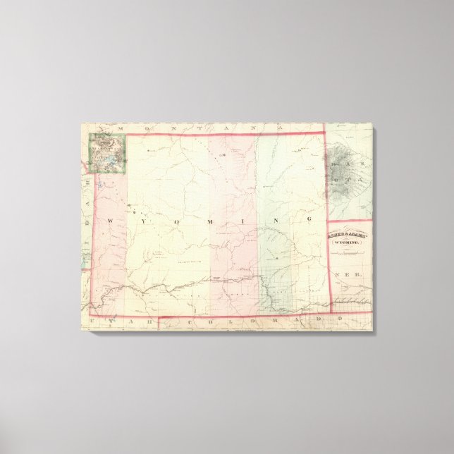 Wyoming 3 leinwanddruck (Vorderseite)